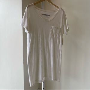 SkarGorn #60 Tee Dress in White Wash